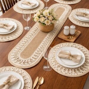 Jute Rope Table Mat & Runner Set